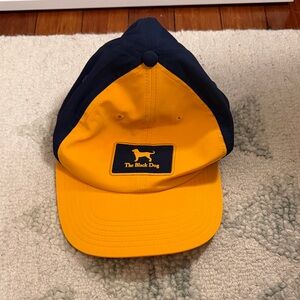 The Black Dog Yellow and Navy Cap